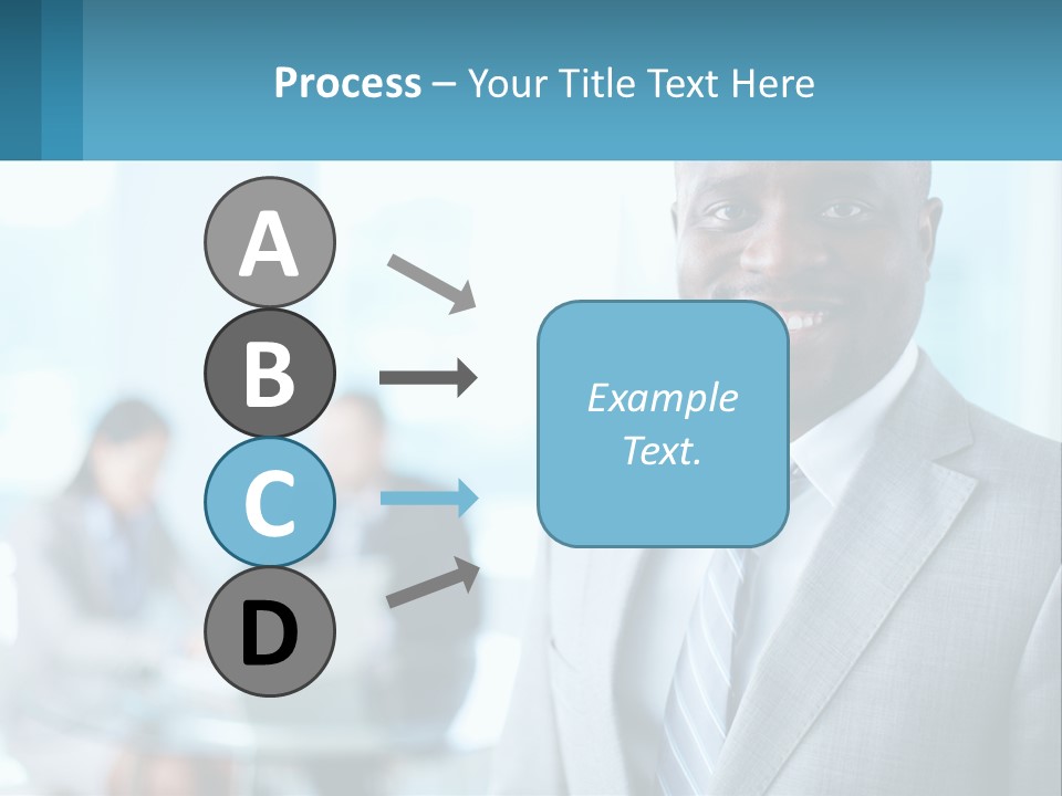 A Man In A Suit Is Smiling For The Camera PowerPoint Template