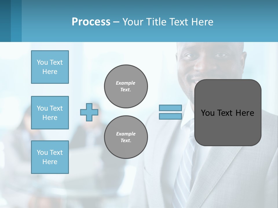 A Man In A Suit Is Smiling For The Camera PowerPoint Template