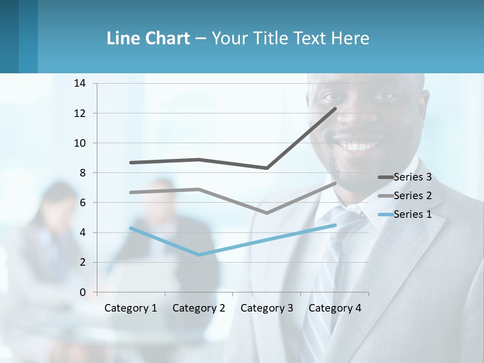 A Man In A Suit Is Smiling For The Camera PowerPoint Template