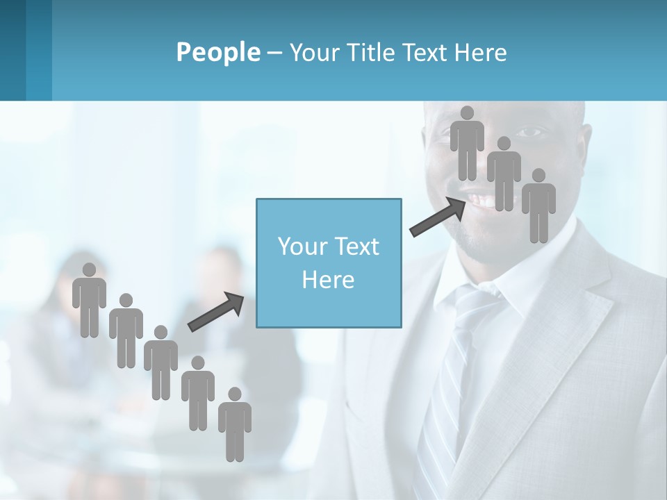 A Man In A Suit Is Smiling For The Camera PowerPoint Template