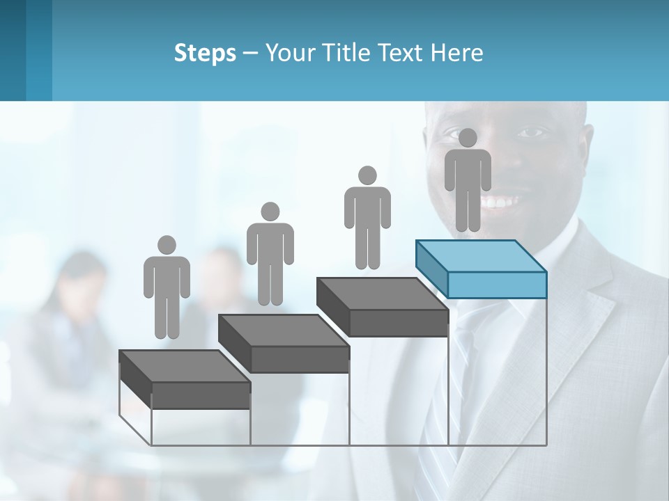 A Man In A Suit Is Smiling For The Camera PowerPoint Template