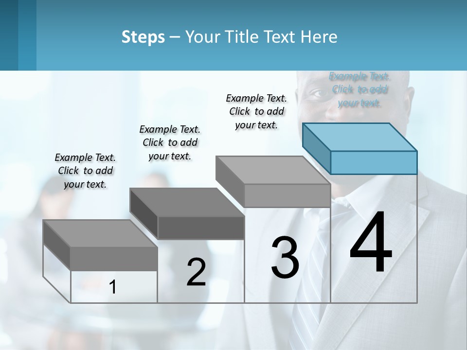 A Man In A Suit Is Smiling For The Camera PowerPoint Template