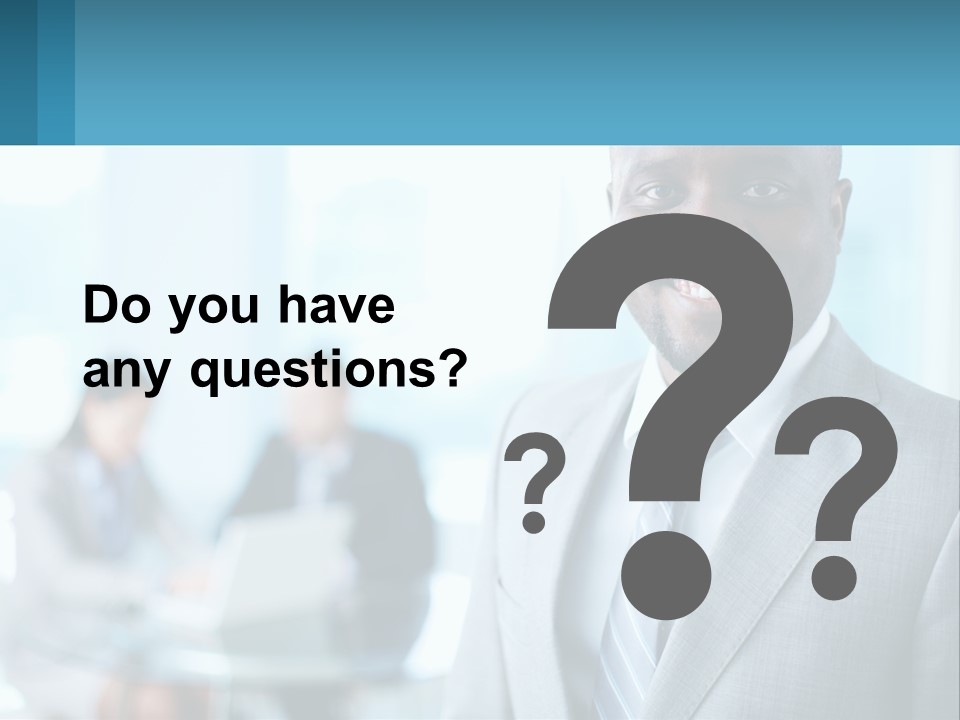 A Man In A Suit Is Smiling For The Camera PowerPoint Template
