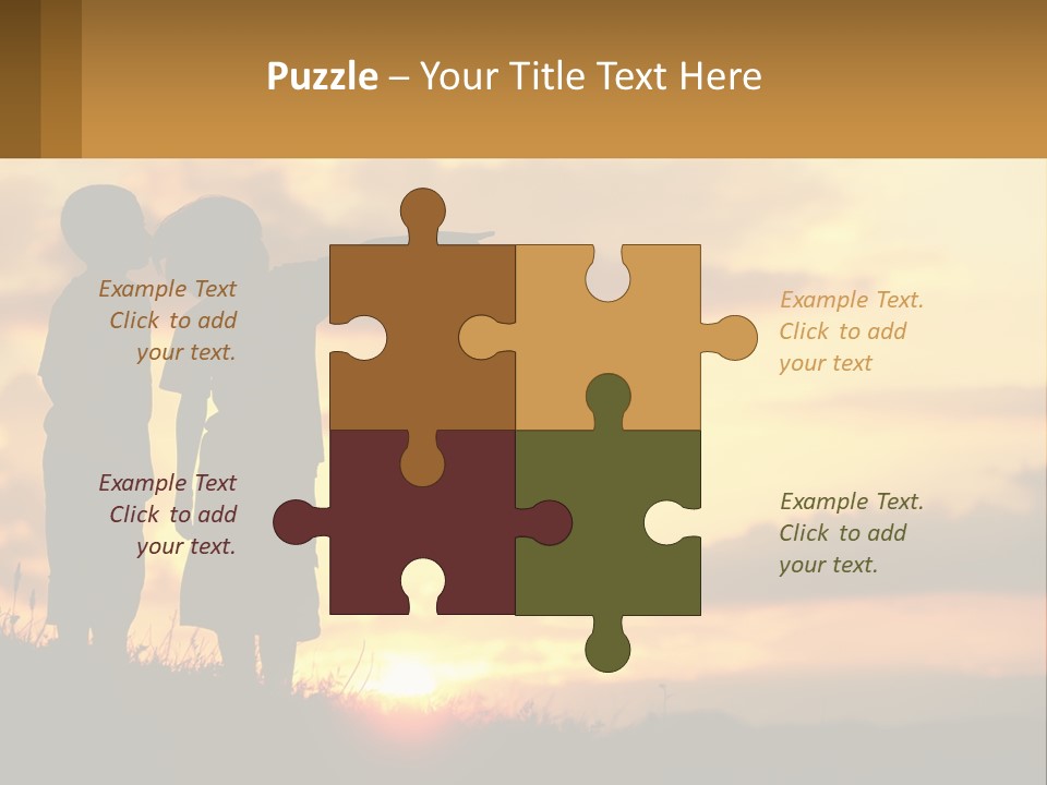 A Couple Of Kids Standing Next To Each Other PowerPoint Template