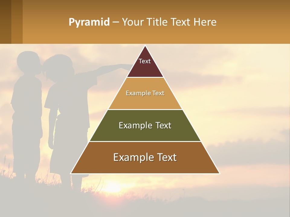 A Couple Of Kids Standing Next To Each Other PowerPoint Template