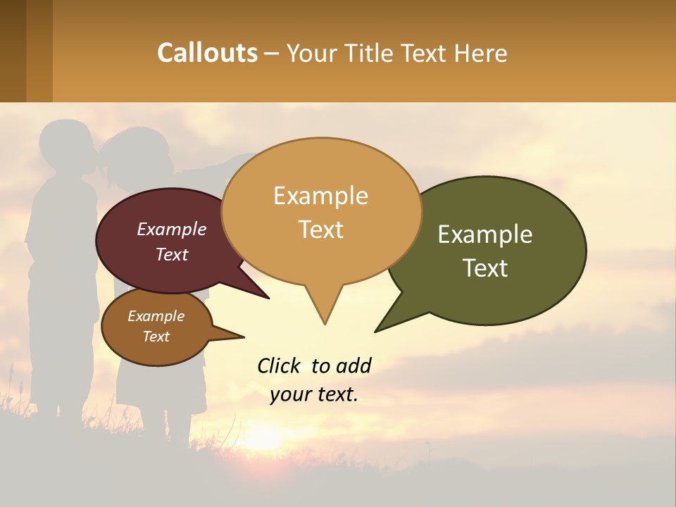 A Couple Of Kids Standing Next To Each Other PowerPoint Template