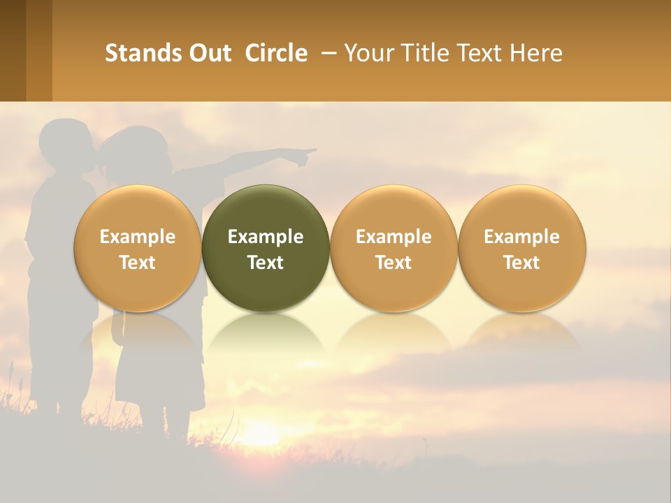 A Couple Of Kids Standing Next To Each Other PowerPoint Template