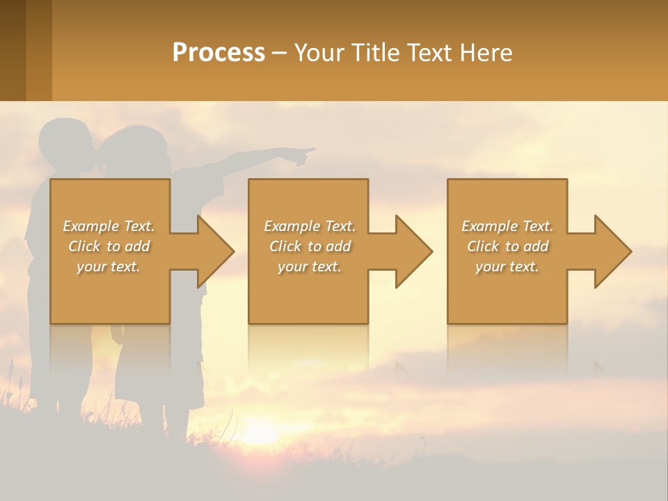 A Couple Of Kids Standing Next To Each Other PowerPoint Template