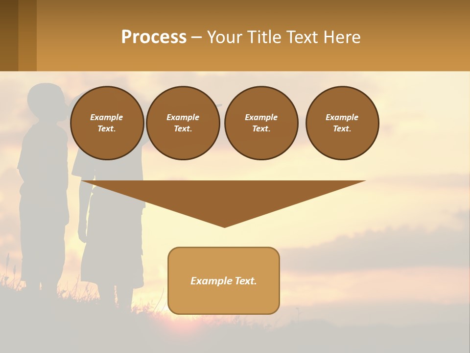 A Couple Of Kids Standing Next To Each Other PowerPoint Template