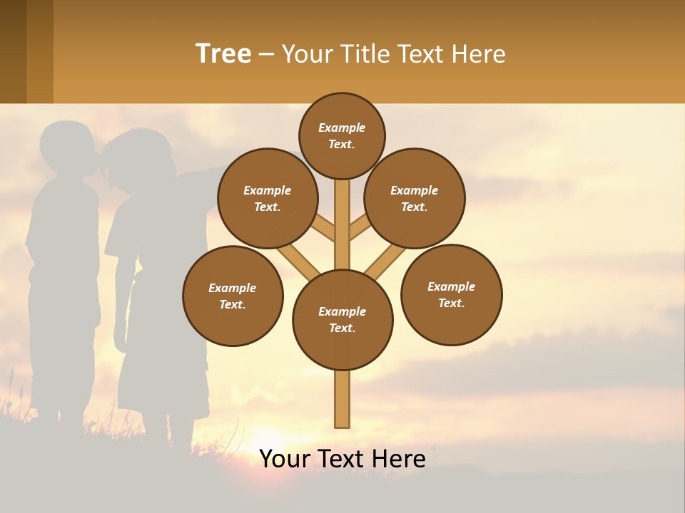 A Couple Of Kids Standing Next To Each Other PowerPoint Template
