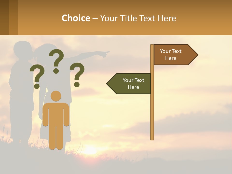 A Couple Of Kids Standing Next To Each Other PowerPoint Template