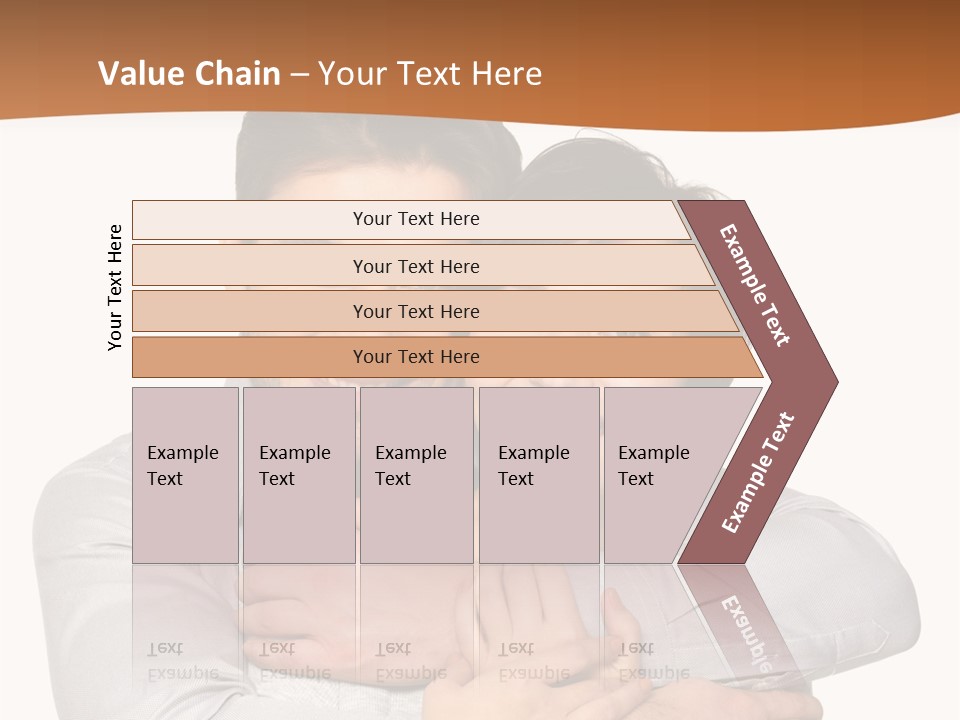 A Man And Woman Are Hugging Each Other PowerPoint Template