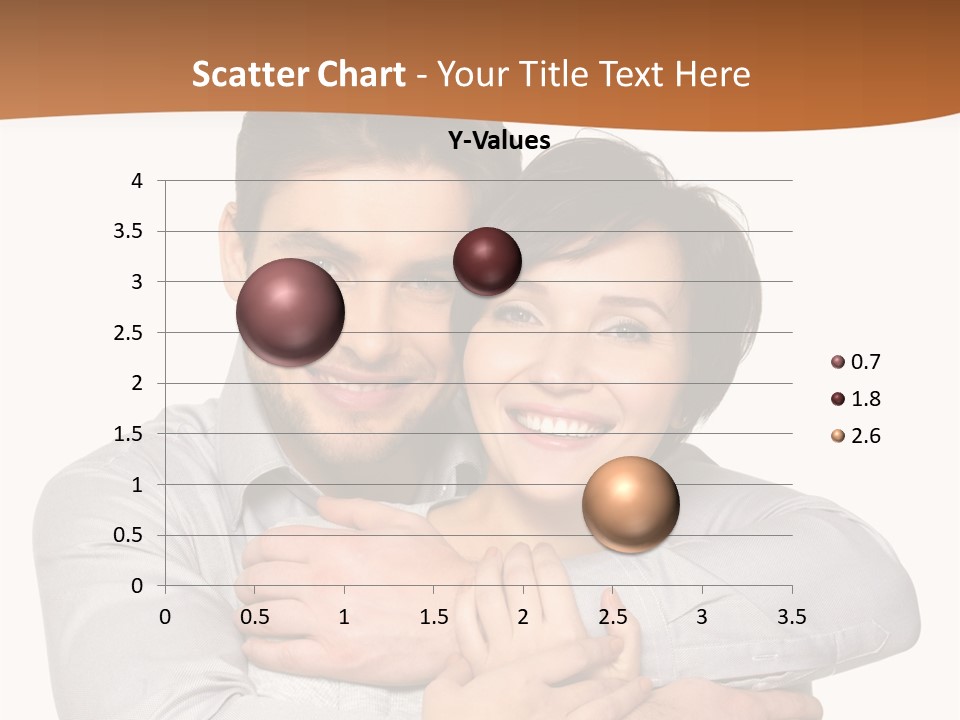A Man And Woman Are Hugging Each Other PowerPoint Template