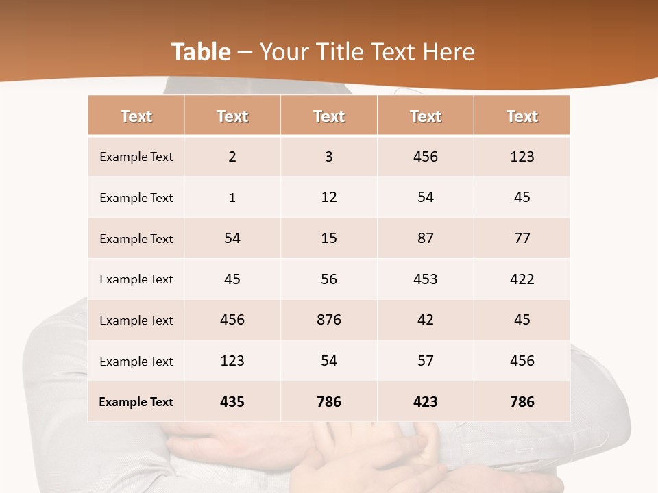 A Man And Woman Are Hugging Each Other PowerPoint Template