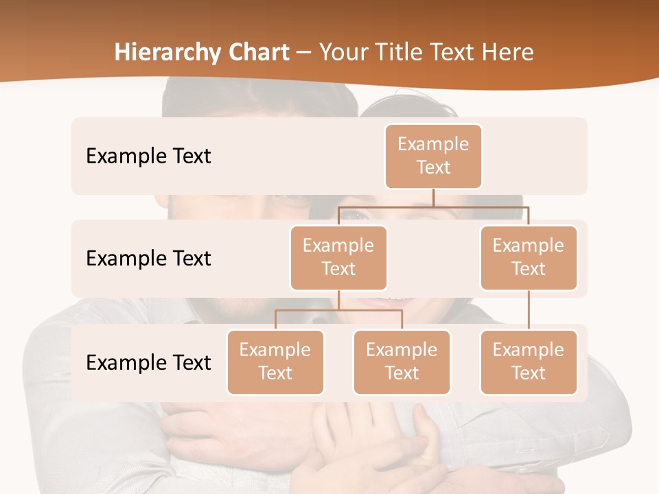 A Man And Woman Are Hugging Each Other PowerPoint Template