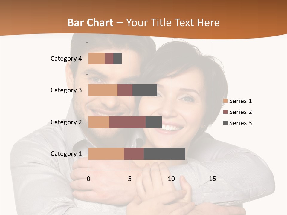 A Man And Woman Are Hugging Each Other PowerPoint Template