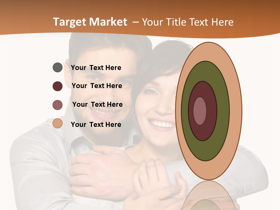 A Man And Woman Are Hugging Each Other PowerPoint Template
