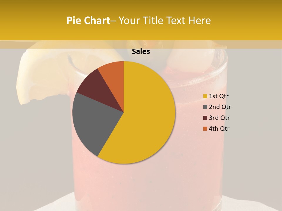 A Bloody Drink With A Garnish Garnish Garnish On The PowerPoint Template