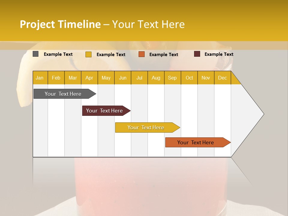 A Bloody Drink With A Garnish Garnish Garnish On The PowerPoint Template