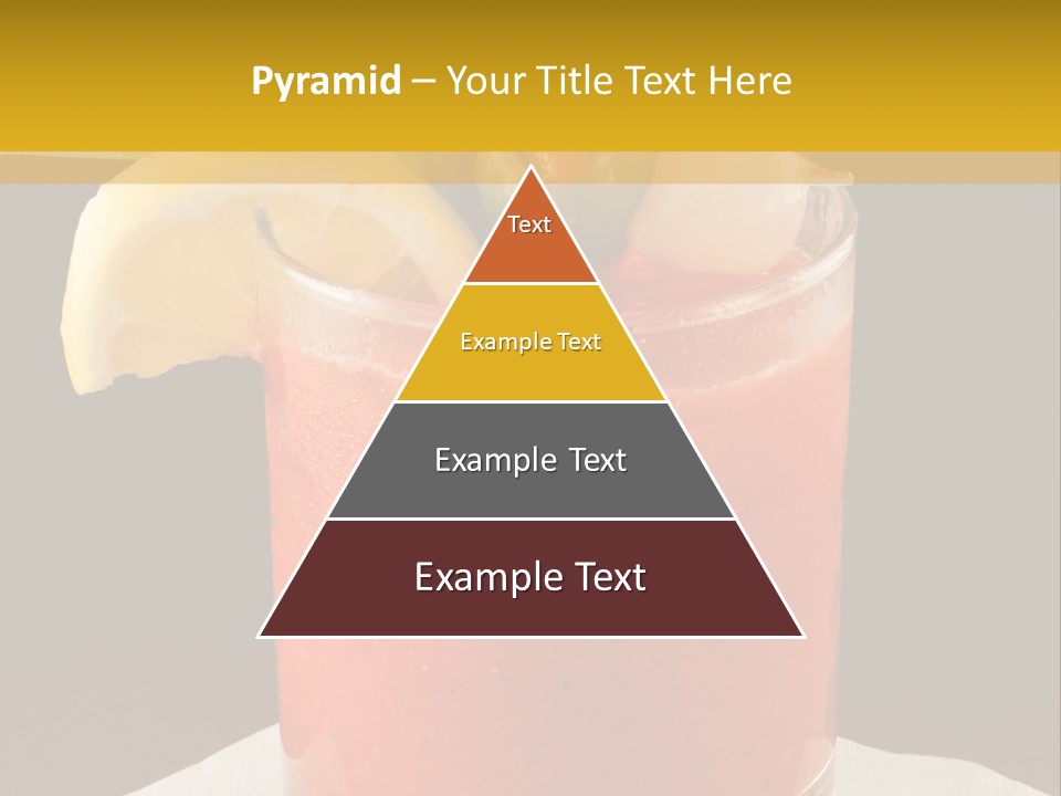 A Bloody Drink With A Garnish Garnish Garnish On The PowerPoint Template