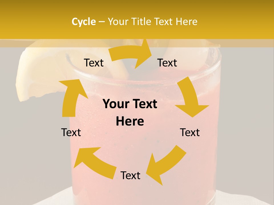 A Bloody Drink With A Garnish Garnish Garnish On The PowerPoint Template