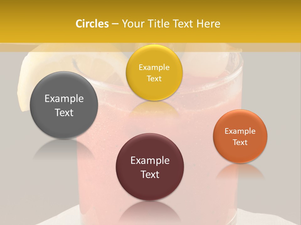 A Bloody Drink With A Garnish Garnish Garnish On The PowerPoint Template