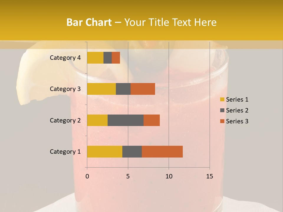 A Bloody Drink With A Garnish Garnish Garnish On The PowerPoint Template