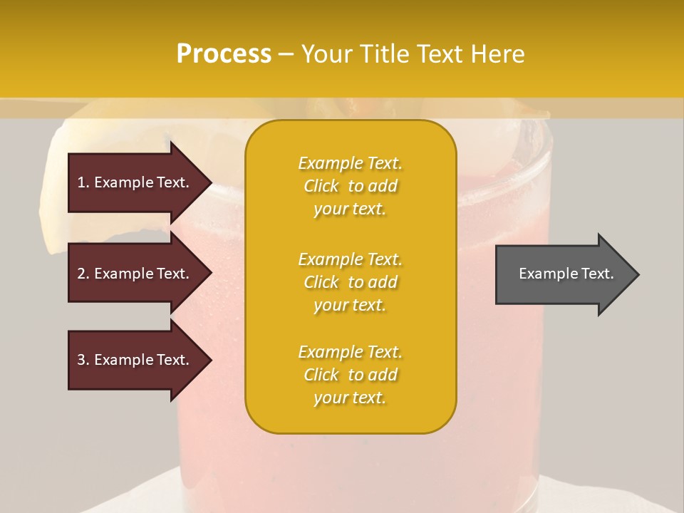 A Bloody Drink With A Garnish Garnish Garnish On The PowerPoint Template