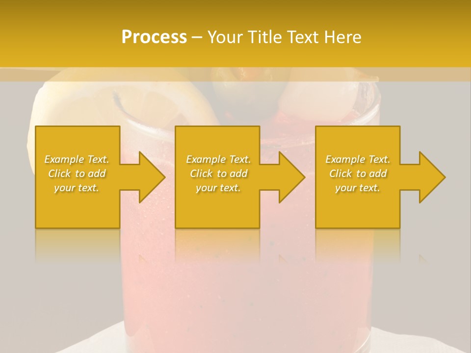 A Bloody Drink With A Garnish Garnish Garnish On The PowerPoint Template