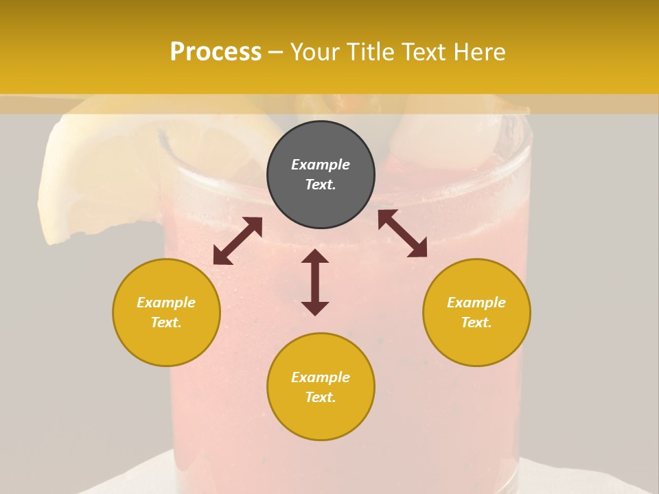 A Bloody Drink With A Garnish Garnish Garnish On The PowerPoint Template