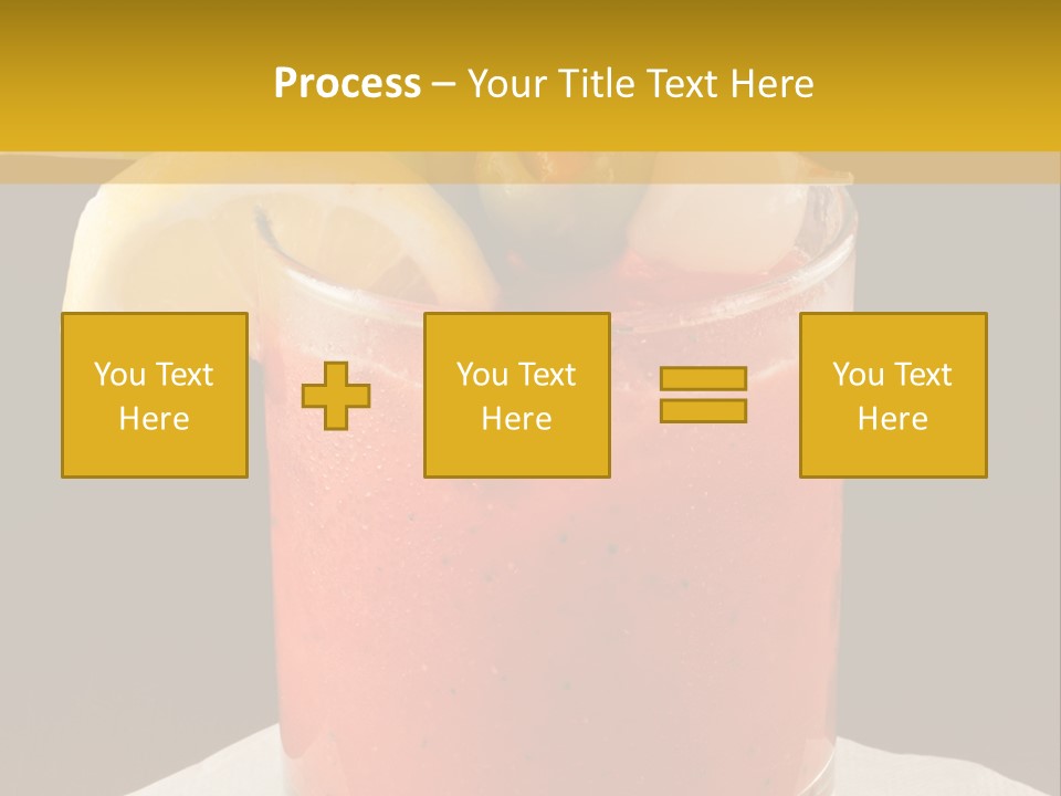A Bloody Drink With A Garnish Garnish Garnish On The PowerPoint Template