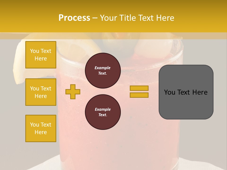 A Bloody Drink With A Garnish Garnish Garnish On The PowerPoint Template