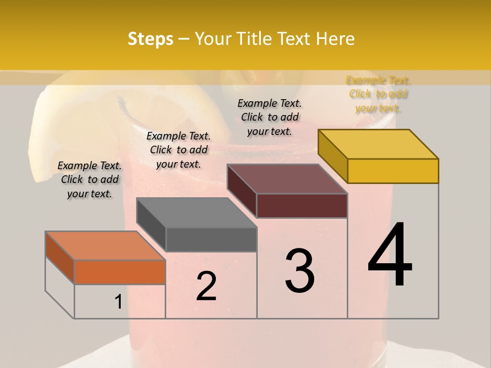 A Bloody Drink With A Garnish Garnish Garnish On The PowerPoint Template