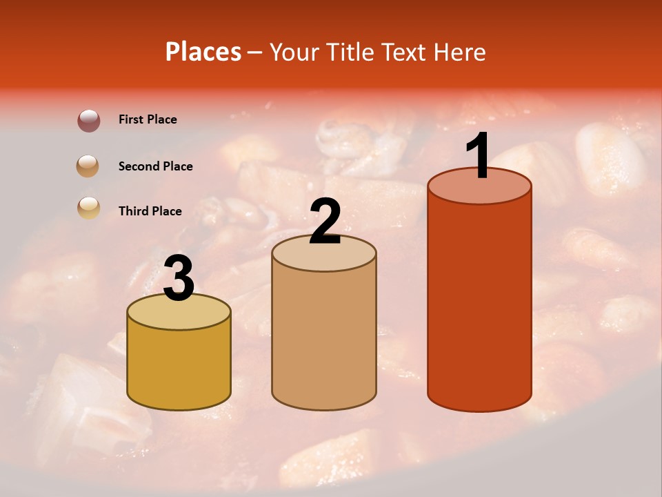 A Stew Of Food Is Being Cooked In A Pot PowerPoint Template