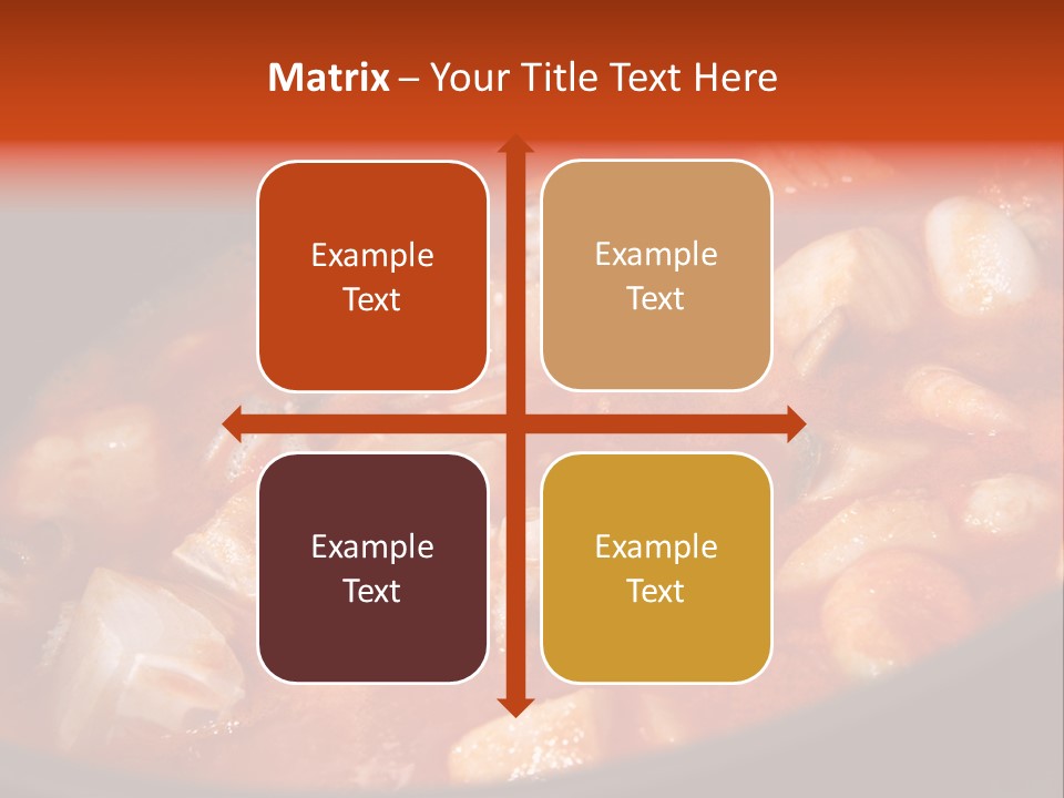 A Stew Of Food Is Being Cooked In A Pot PowerPoint Template