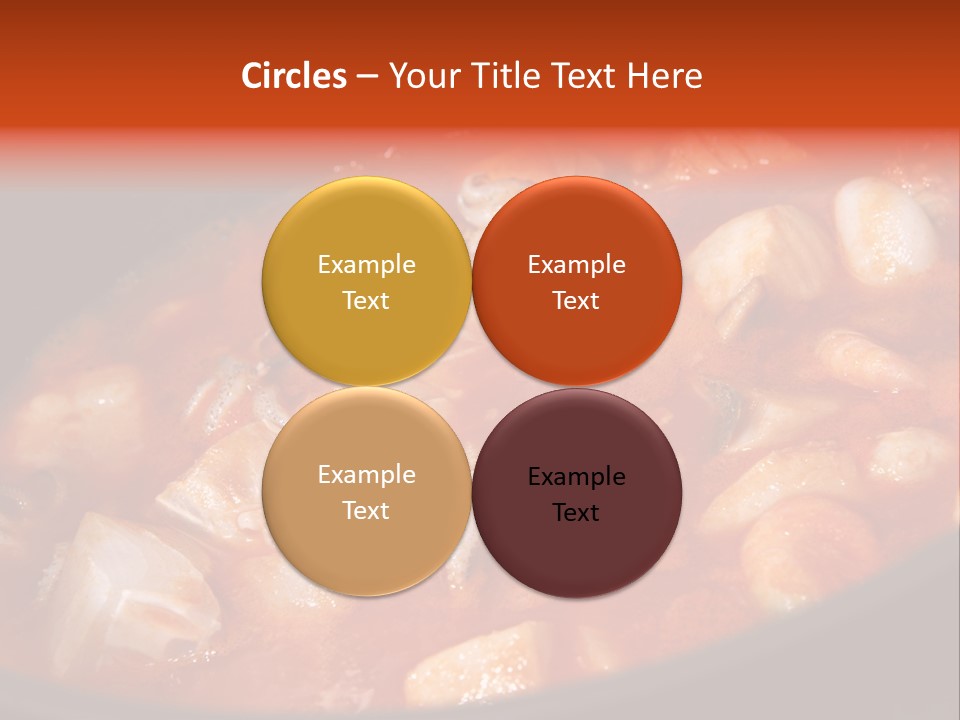 A Stew Of Food Is Being Cooked In A Pot PowerPoint Template