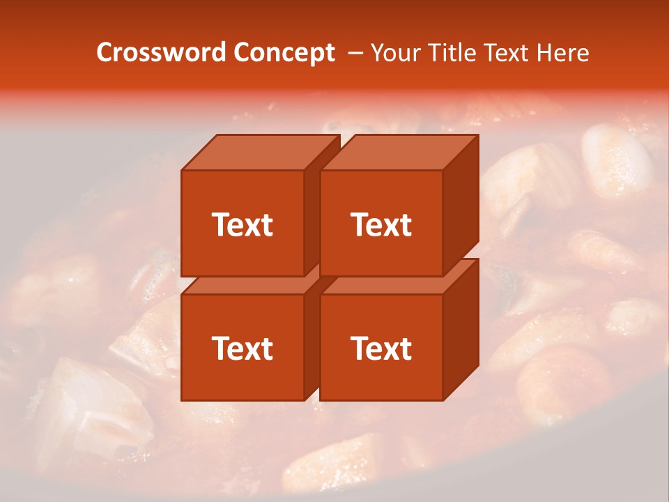 A Stew Of Food Is Being Cooked In A Pot PowerPoint Template