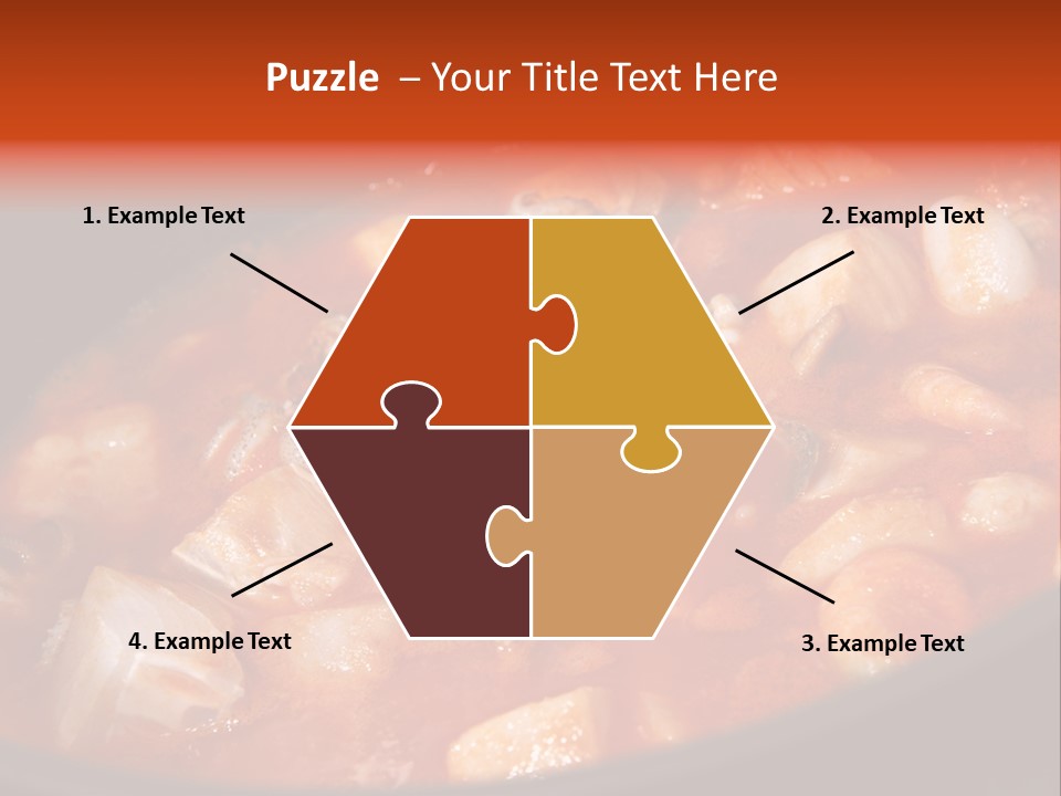 A Stew Of Food Is Being Cooked In A Pot PowerPoint Template