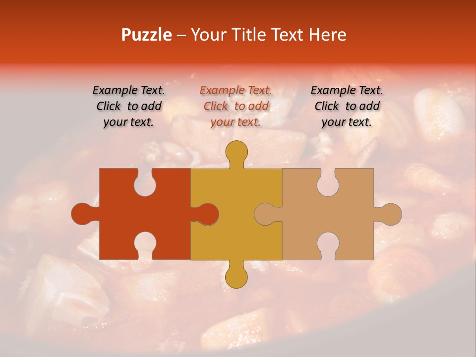 A Stew Of Food Is Being Cooked In A Pot PowerPoint Template