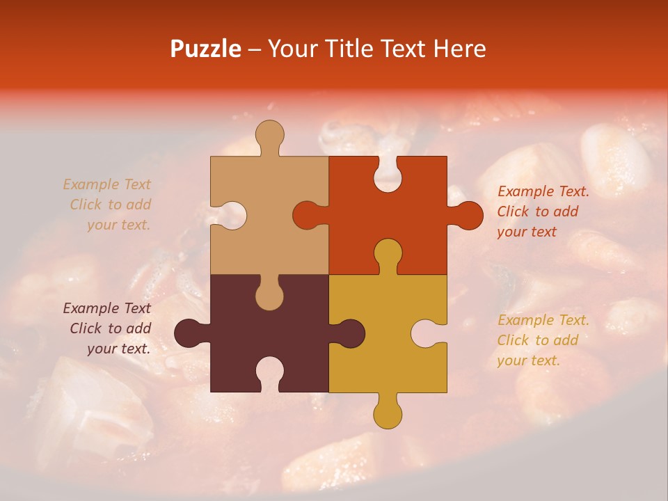 A Stew Of Food Is Being Cooked In A Pot PowerPoint Template