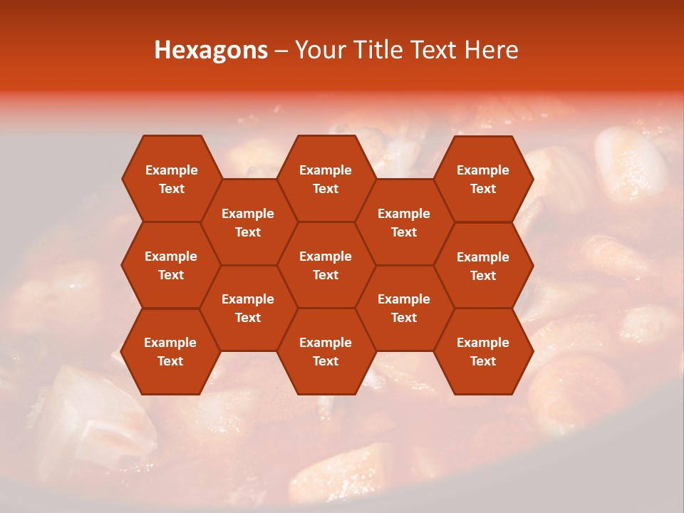 A Stew Of Food Is Being Cooked In A Pot PowerPoint Template