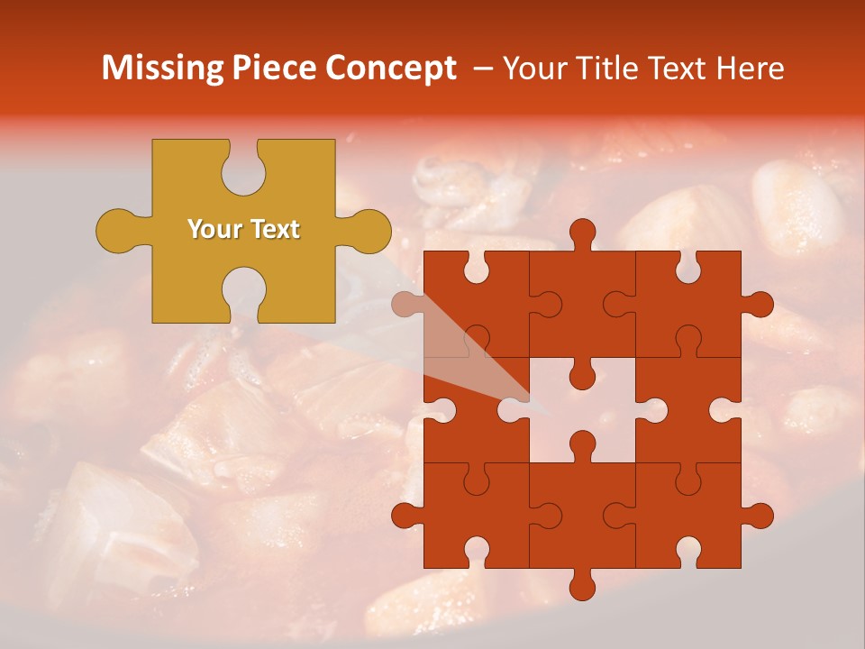 A Stew Of Food Is Being Cooked In A Pot PowerPoint Template