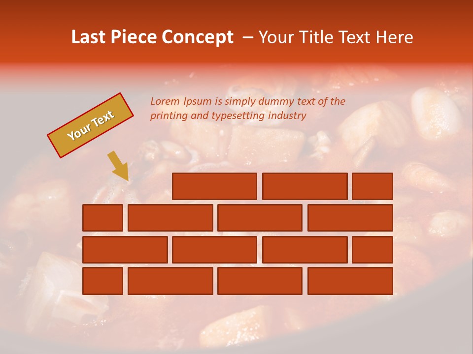A Stew Of Food Is Being Cooked In A Pot PowerPoint Template
