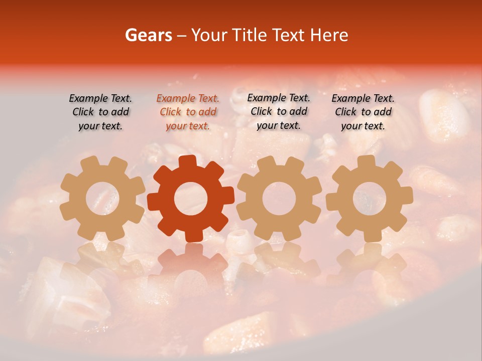 A Stew Of Food Is Being Cooked In A Pot PowerPoint Template