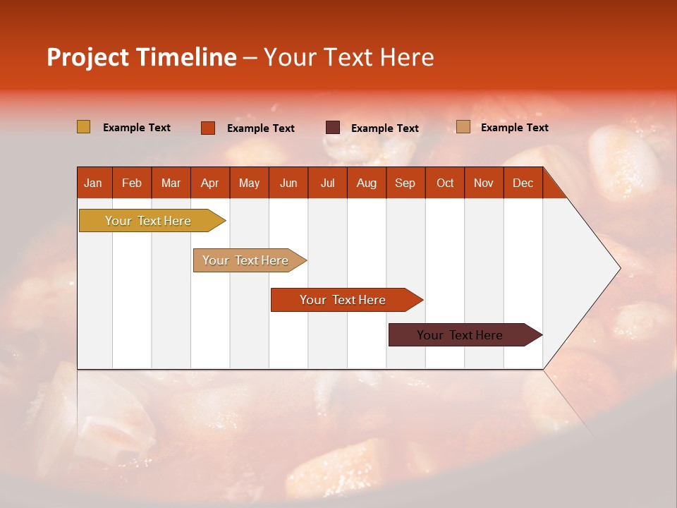 A Stew Of Food Is Being Cooked In A Pot PowerPoint Template