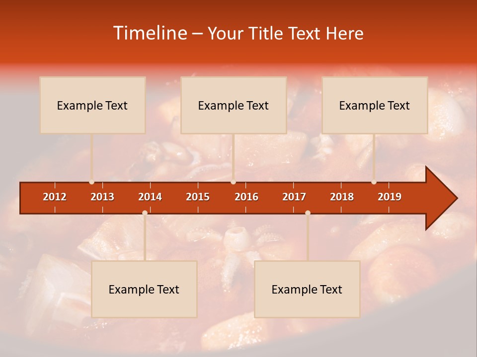 A Stew Of Food Is Being Cooked In A Pot PowerPoint Template