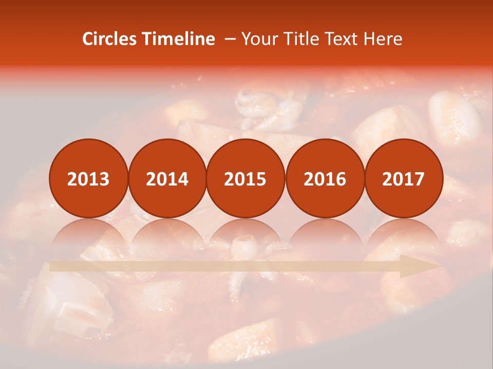 A Stew Of Food Is Being Cooked In A Pot PowerPoint Template