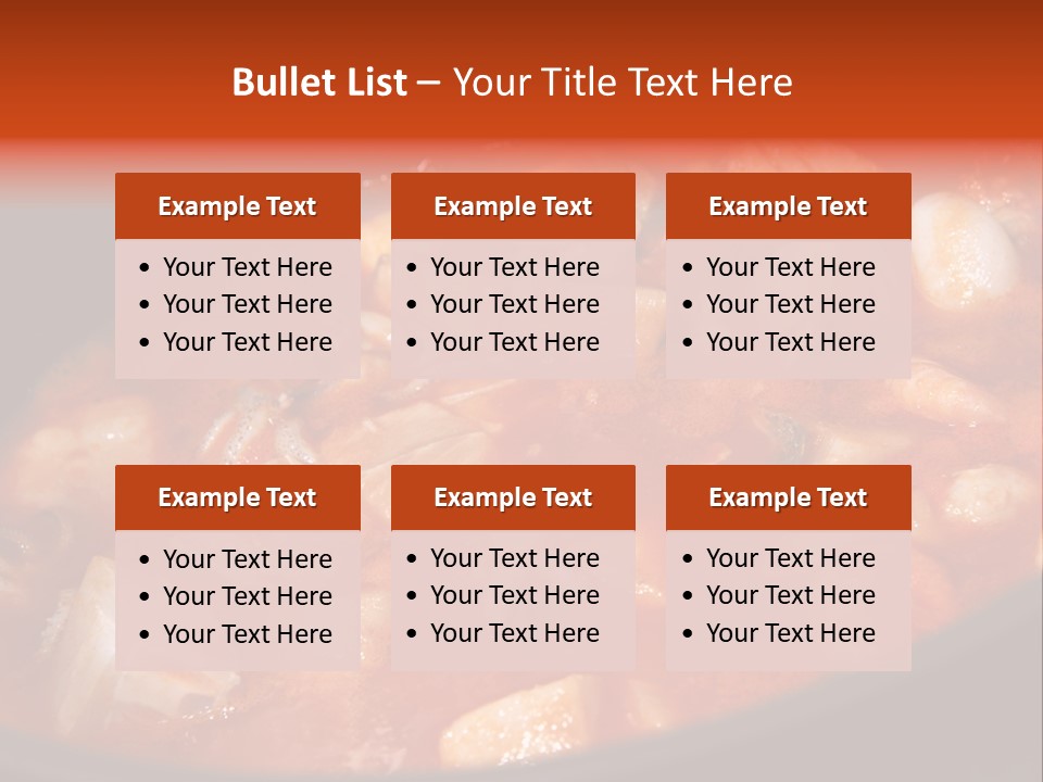 A Stew Of Food Is Being Cooked In A Pot PowerPoint Template