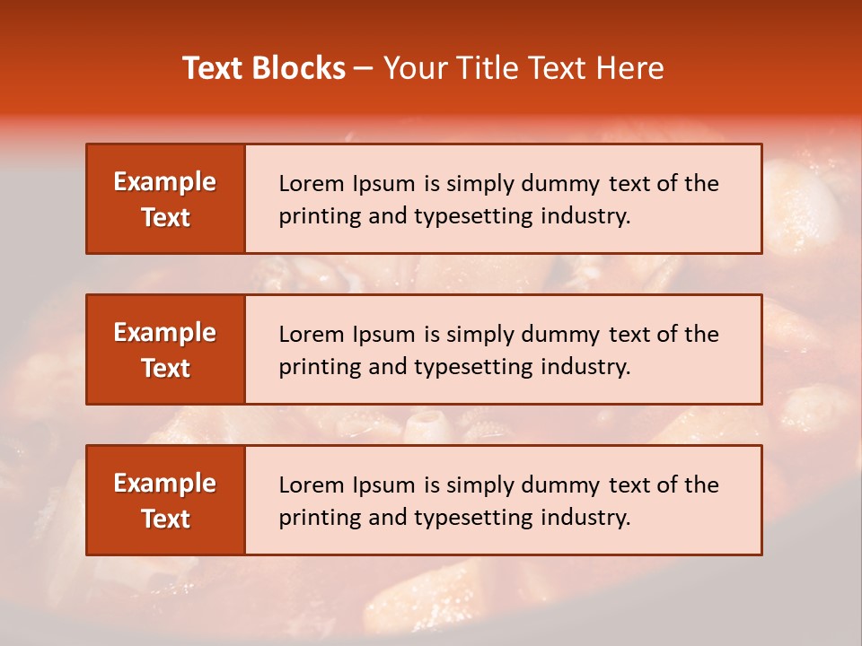 A Stew Of Food Is Being Cooked In A Pot PowerPoint Template