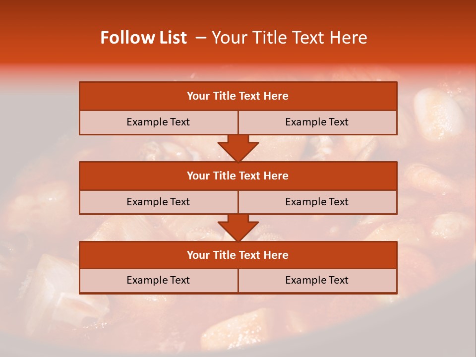 A Stew Of Food Is Being Cooked In A Pot PowerPoint Template